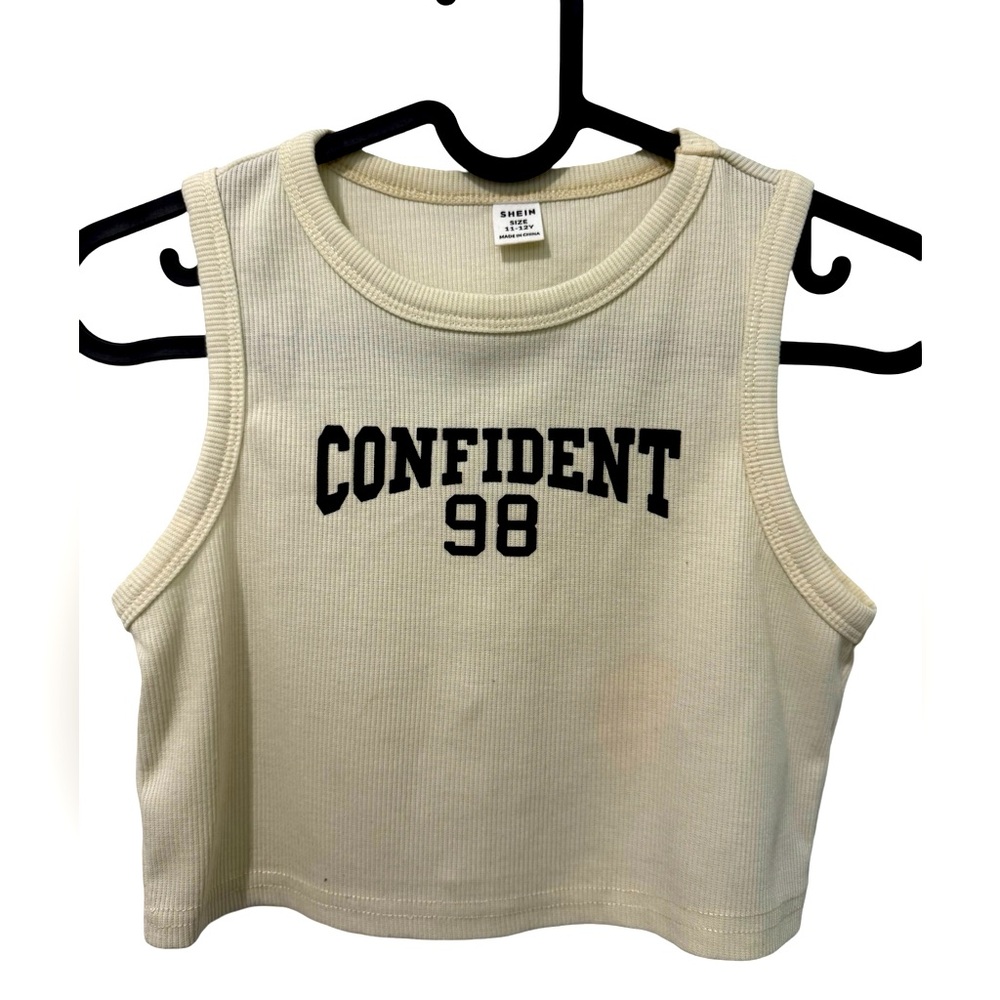 SHEIN Girls Crop Top Tank Size 11/12Y